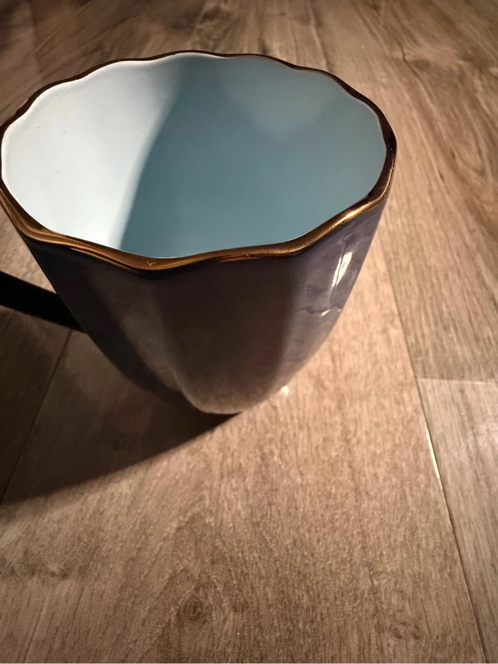 Lenox Marchesa Shades of Blue Decorative Bowl - Blue with Gold Accents